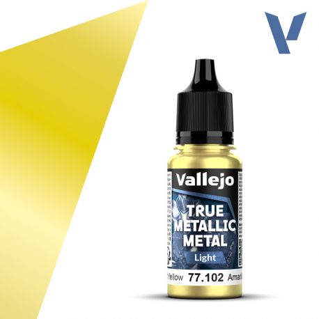 VALLEJO TRUE METALLIC METAL 77102 Radiant Yellow 18ml