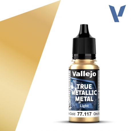 VALLEJO TRUE METALLIC METAL 77117 Arcane Gold 18ml