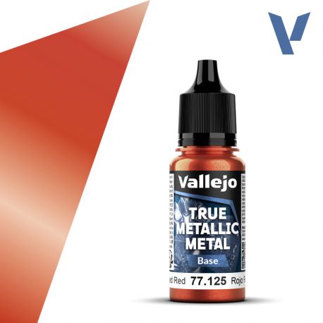 VALLEJO TRUE METALLIC METAL 77125 Forged Red 18ml