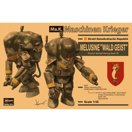 Hasegawa 64128 Melusine “Wald Geist” Panzer Kampf Anzug Ausf M