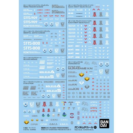 Gundam Decal No.141 Mobile Suit Gundam SEED FREEDOM General Purpose 1 1/144