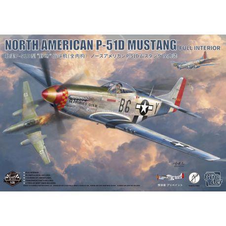 BORDER MODEL NORTH AMERICAN P-51D MUSTANG FULL INTERIOR