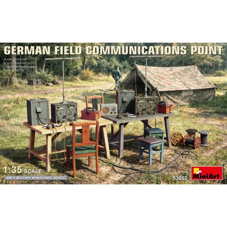 MINIART 35002 GERMAN FIELD COMMUNICATIONS POINT