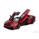 BURAGO Ferrari F80 2024 Silver Black Wheels Rosso Supercar Red Met Full Openings