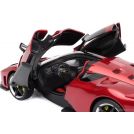 BURAGO Ferrari F80 2024 Silver Black Wheels Rosso Supercar Red Met Full Openings