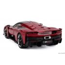 BURAGO Ferrari F80 2024 Silver Black Wheels Rosso Supercar Red Met Full Openings