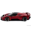 BURAGO Ferrari F80 2024 Silver Black Wheels Rosso Supercar Red Met Full Openings
