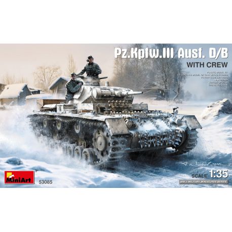 MINIART 53085 Pz.Kpfw.III Ausf. D/B WITH CREW
