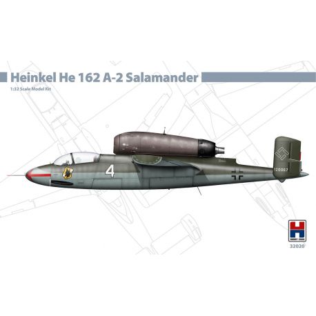 Hobby 2000 32020 Heinkel He 162 A-2 Salamander 1/32