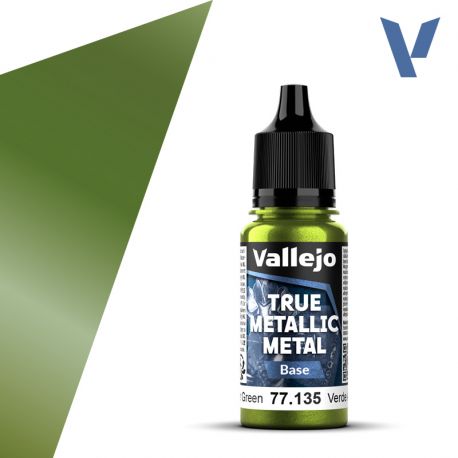 VALLEJO TRUE METALLIC METAL 77135 Amber Green 18ml