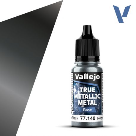 VALLEJO TRUE METALLIC METAL 77140 Obsidian Black 18ml