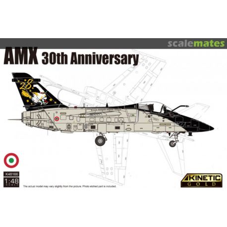 KINETIC 48166 AMX A-11 Ghibli - Italian Air Force AMX 30th Anniversary 1/48