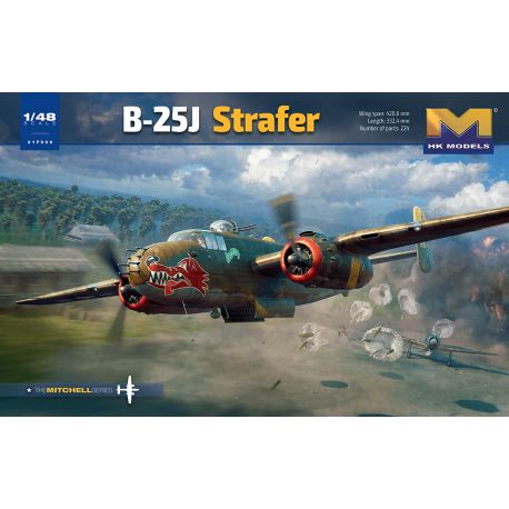 HONG KONG MODELS North American B-25J Mitchell 'Strafer' Bomber Aircraft