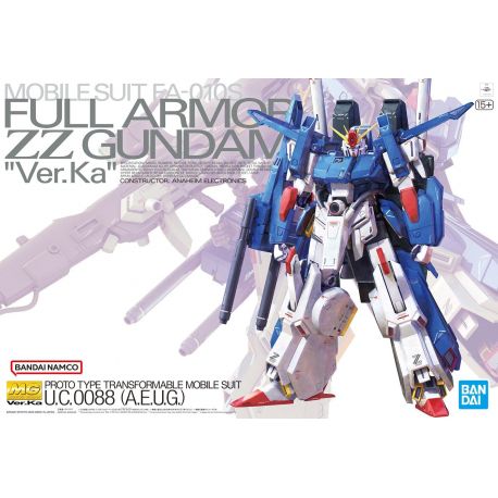BANDAI MASTER GRADE mg gundam zz full armor ver ka 1/100