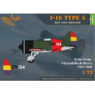 Clear Prop Models 72023 I-16 Type 5 "in the sky of Spain