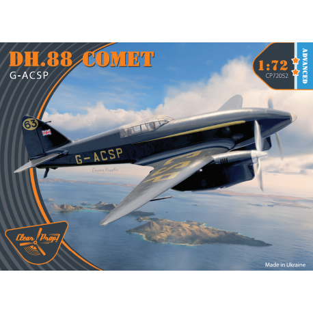 Clear Prop Models 72052 de Havilland DH.88 Comet G-ACSP Advanced Kit