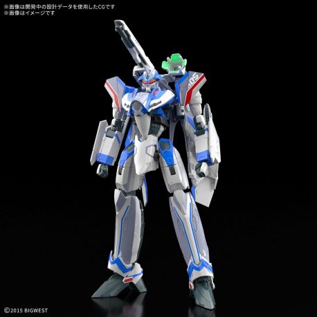 BANDAI HIGH GRADE HG Vf-25f Messiah Valkyrie Alto Custom Deluxe Set 1/100