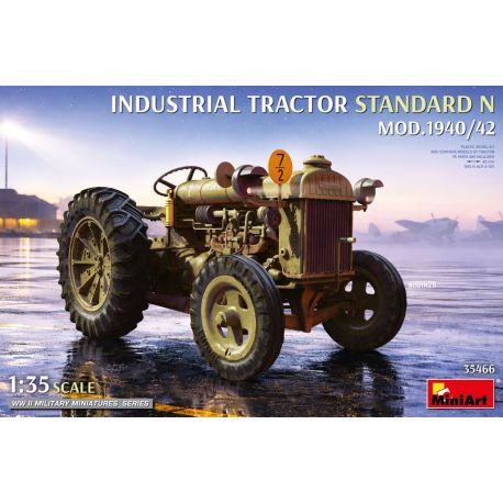 MINIART 35466 Standard N Industrial Tractor. Mod.1940/42