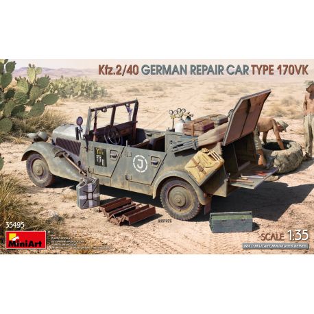 MINIART 35495 KFZ.2/40 GERMAN REPAIR CAR TYPE 170VK