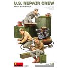 MINIART 53004 U.S. REPAIR CREW W/EQUIPMENT