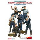 MINIART 49024 GERMAN & ROMANIAN PILOTS W/GROUND STAFF