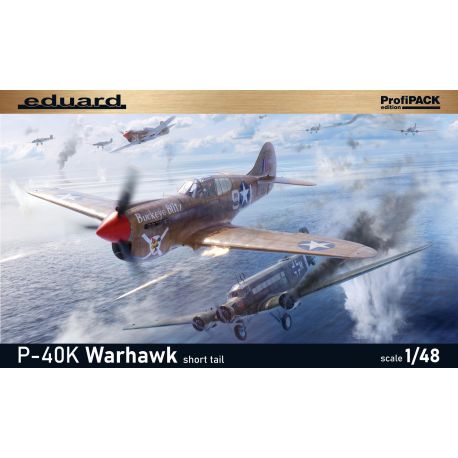 EDUARD 82243 P-40K short tail 1/48