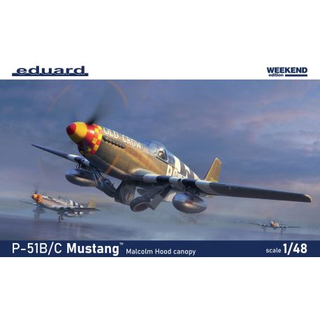 EDUARD 84214 North American P-51 B Mustang (Malcolm Hood) - Weekend Edition