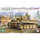 Takom 2199 Tiger I Late-Production With Zimmerit Sd.Kfz.181 Pz.Kpfw.VI Ausf.E (Late / Late Command) 2 In 1