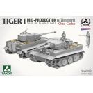 Takom 2199 Tiger I Late-Production With Zimmerit Sd.Kfz.181 Pz.Kpfw.VI Ausf.E (Late / Late Command) 2 In 1