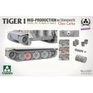 Takom 2199 Tiger I Late-Production With Zimmerit Sd.Kfz.181 Pz.Kpfw.VI Ausf.E (Late / Late Command) 2 In 1