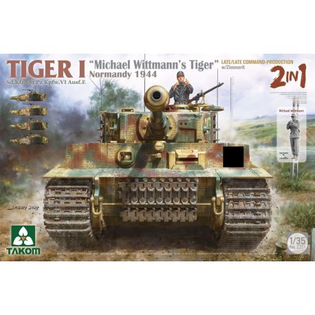 Takom 2201 Tiger I Sd.Kfz.181 Pz.Kpfw.VI Ausf.E 'Michael Wittmann's Tiger' Normandy 1944