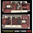 RYE FIELD MODEL 5165 Porsche Turret King Tiger w/INTERIOR & 2T crane
