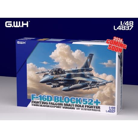 GREAT WALL HOBBY S4821 F-16DU+ REPUBLIC OF SINGAPORE AIR FORCE USAF-RSAF 30 YEARS PARTNERSHIP ANNIVERSARY SCHEME 2023