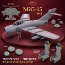 EDUARD R0026 MiG-15 / MiG-15 bis (Royal Class) 1/48