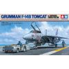 TAMIYA 61129 Grumman F-14B Tomcat w/ Shipboard Towing Tractor