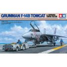 TAMIYA 61129 Grumman F-14B Tomcat w/ Shipboard Towing Tractor