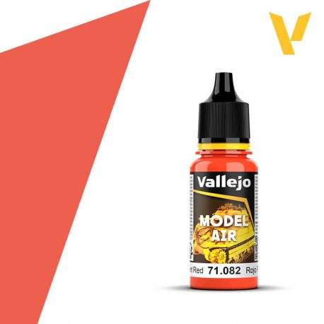 VALLEJO MODEL AIR 71082 FLUORESCENT RED