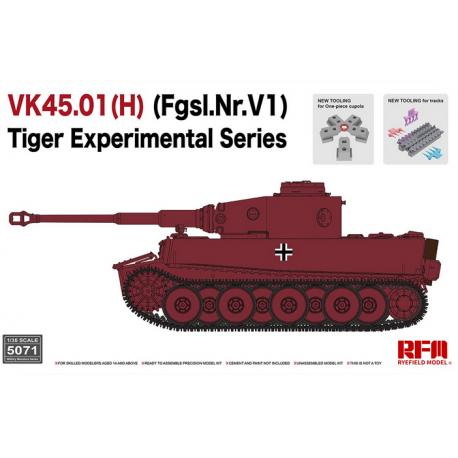 Rye Field Model RM-5071 VK45.01(H) (Fgsl.Nr.V1) Tiger Experimental Series