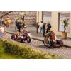 NOCH 17514 MOTOCICLISTI CON MOTO SIDECAR