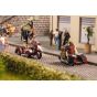 NOCH 17514 MOTOCICLISTI CON MOTO SIDECAR