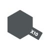 TAMIYA X10 GUN METAL 81510 grigio canna di fucile metallizzato