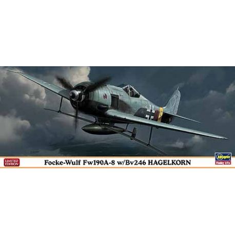 HASEGAWA 01984 FOCKE-WULF Fw190A-8 w/Bv246 HAGELKORN