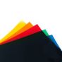 FOGLIO PVC TRASPARENTE ARANCIO (194x320mm)