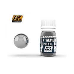 AK INTERACTIVE: XTREME METAL Polished Aluminium - 30 ml