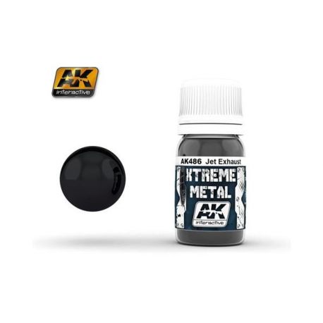AK INTERACTIVE XTREME METAL 471 Black Base - 30 ml