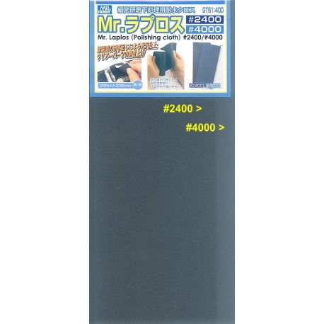 CARTE ABRASIVE AD ACQUA- GRANA MOLTO FINE 2400,4000