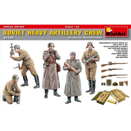 MINIART 35185 SOVIET HEAVY ARTILLERY CREW 1/35