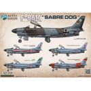 KITTY HAWK 32008 NATO F-86K Sabre Dog Export Interceptor