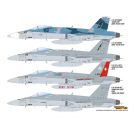 KINETIC 48031 F/A-18C US Navy, Swiss AirForce, Finnish AirForce & Topgun