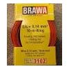 BRAWA 3101 CAVO ELETTRICO 0,14 MQ 10 METRI GIALLO